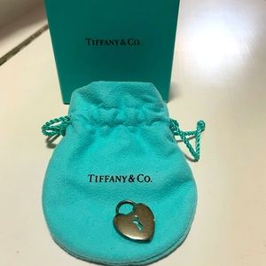Tiffany & Co. Sterling Silver Medium Heart Lock